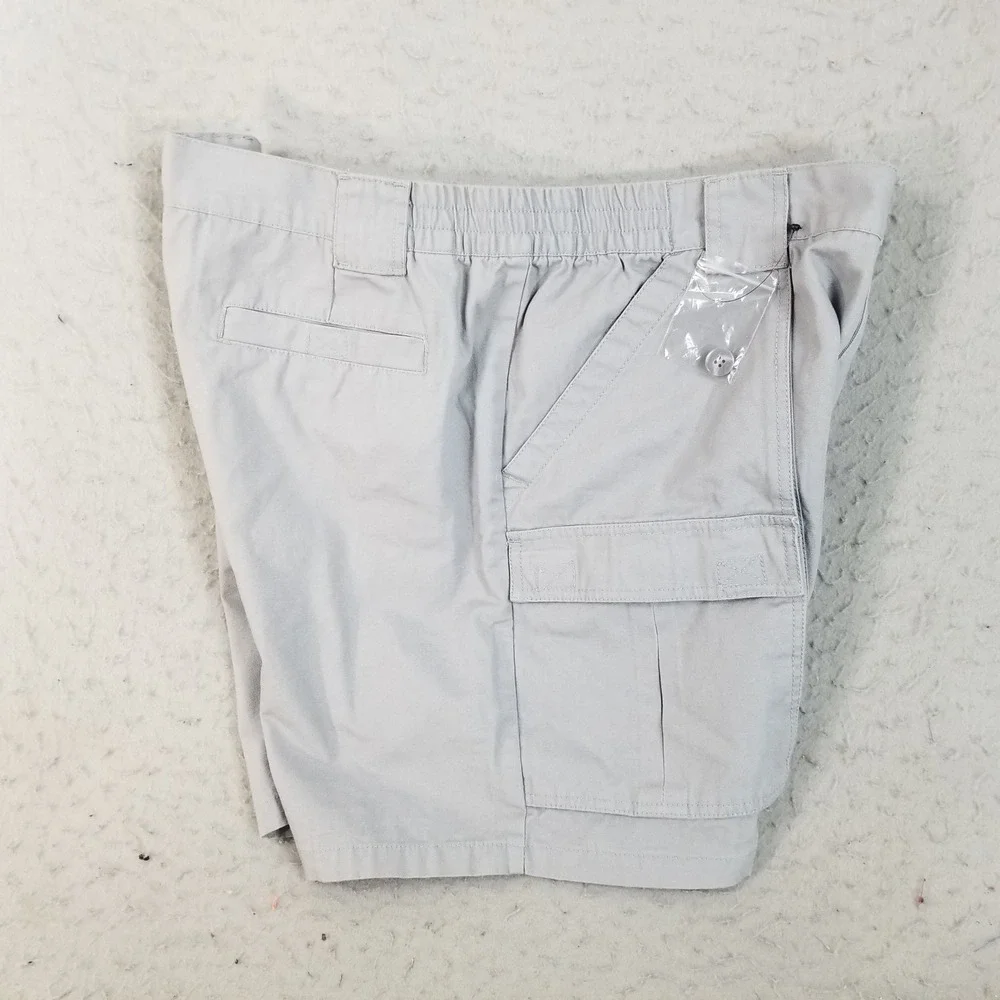 Guide Gear Cargo Shorts Mens 38 Gray Cotton Canvas Utility Tactical Outdoor 6in